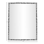Hammer Iron Mirror in Silver