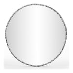 Hammer Iron Mirror in Silver