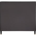 Harlie Velvet Upholstered Queen Bed in Black