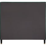 Harlie Velvet Upholstered Queen Bed in Green
