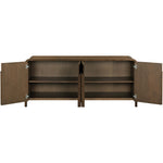 Harmony Oak Veneer And Solid Wood Sideboard/Buffet in Brown
