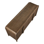 Harmony Oak Veneer And Solid Wood Sideboard/Buffet in Brown