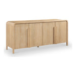 Harmony Oak Veneer And Solid Wood Sideboard/Buffet in Natural