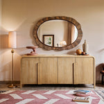 Harmony Oak Veneer And Solid Wood Sideboard/Buffet in Natural