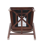 Patricia Wood Upholstered Counter Stool in White Glacier