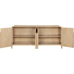 Harmony Oak Veneer And Solid Wood Sideboard/Buffet in Natural