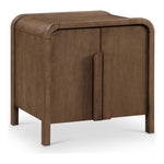 Harmony Oak Veneer And Solid Wood Night Stand in Brown