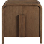 Harmony Oak Veneer And Solid Wood Night Stand in Brown
