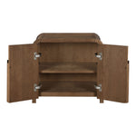 Harmony Oak Veneer And Solid Wood Night Stand in Brown