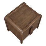 Harmony Oak Veneer And Solid Wood Night Stand in Brown
