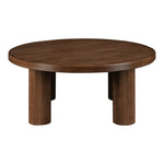 Hayden Solid Wood And Oak Veneer Coffee Table in Brown