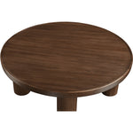 Hayden Solid Wood And Oak Veneer Coffee Table in Brown
