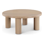 Hayden Solid Wood And Oak Veneer Coffee Table in Natural