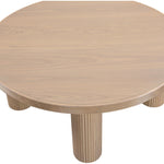 Hayden Solid Wood And Oak Veneer Coffee Table in Natural