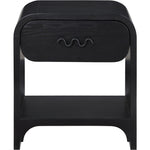 Hayes Ash Veneer Nightstand / Side Table in Black