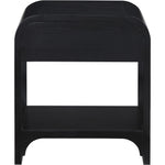 Hayes Ash Veneer Nightstand / Side Table in Black