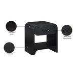Hayes Ash Veneer Nightstand / Side Table in Black
