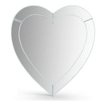 Heart Heart Shape Mirror in Silver