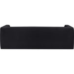 Henson 89.5" Velvet Upholstered Sofa in Black
