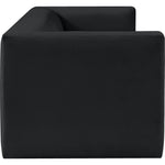 Henson 89.5" Velvet Upholstered Sofa in Black