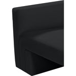 Henson 89.5" Velvet Upholstered Sofa in Black
