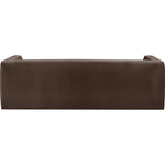 Henson 89.5" Velvet Upholstered Sofa in Brown