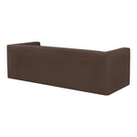 Henson 89.5" Velvet Upholstered Sofa in Brown