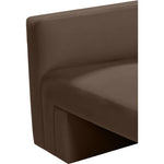 Henson 89.5" Velvet Upholstered Sofa in Brown