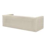 Henson 89.5" Velvet Upholstered Sofa in Cream