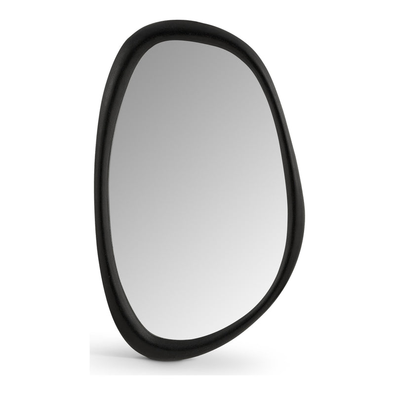 Holland Polyresin Frame Mirror in Black