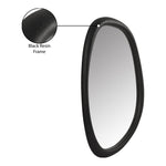 Holland Polyresin Frame Mirror in Black
