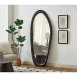 Holland Polyresin Frame Mirror in Black