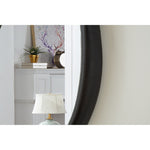 Holland Polyresin Frame Mirror in Black
