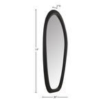 Holland Polyresin Frame Mirror in Black