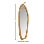 Holland Polyresin Frame Mirror in Brass