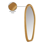 Holland Polyresin Frame Mirror in Brass