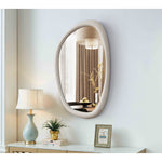 Holland Polyresin Frame Mirror in White