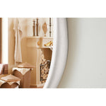 Holland Polyresin Frame Mirror in White