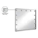 Hollywood Lighted Mirror in Chrome