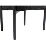 Hyatt Boucle Fabric Upholstered Dining Chair in Black