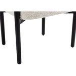 Hyatt Boucle Fabric Upholstered Dining Chair in Cream