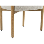 Hyatt Boucle Fabric Upholstered Dining Chair in Cream