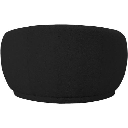 Hyde Boucle Fabric Upholstered Chair in Black