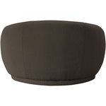 Hyde Boucle Fabric Upholstered Chair in Brown