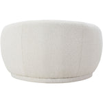 Hyde Boucle Fabric Upholstered Chair in Cream