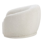 Hyde Boucle Fabric Upholstered Chair in Cream