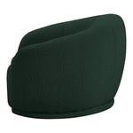 Hyde Boucle Fabric Upholstered Chair in Green