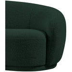 Hyde Boucle Fabric Upholstered Chair in Green
