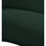 Hyde Boucle Fabric Upholstered Chair in Green