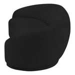 Hyde 89.5" Boucle Fabric Upholstered Sofa in Black